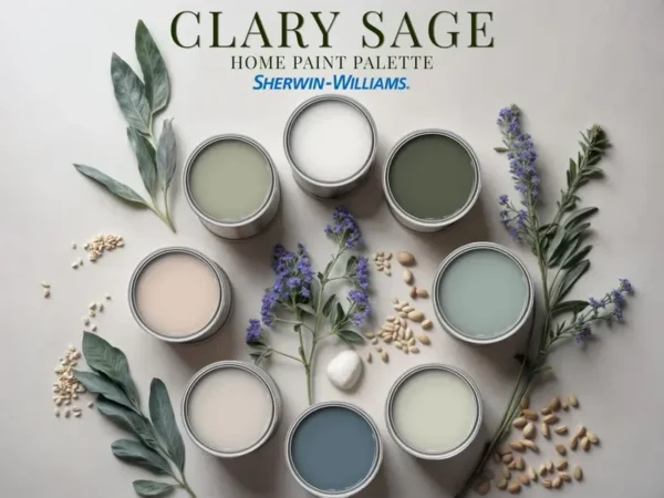 Clary Sage Home Paint Palette, Sherwin Williams 2025